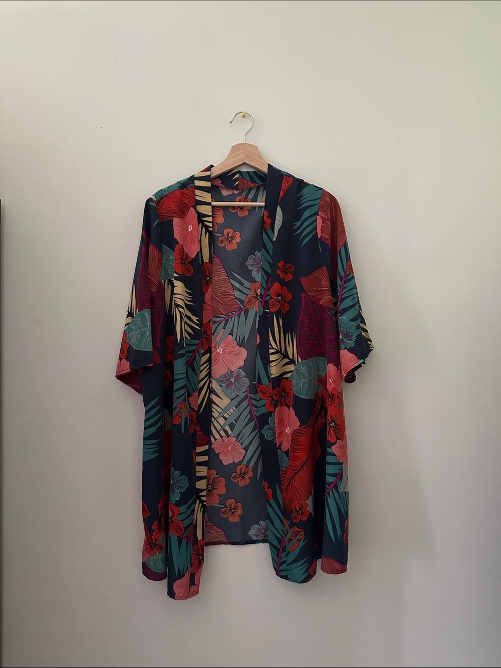 Multicolor kimono